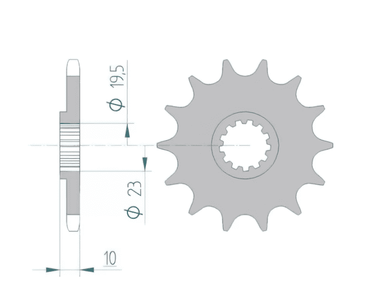1075843003 Pignone Afam autopulente Z14 Suzuki DR-Z 400 / RM 250, COD: '1075843003