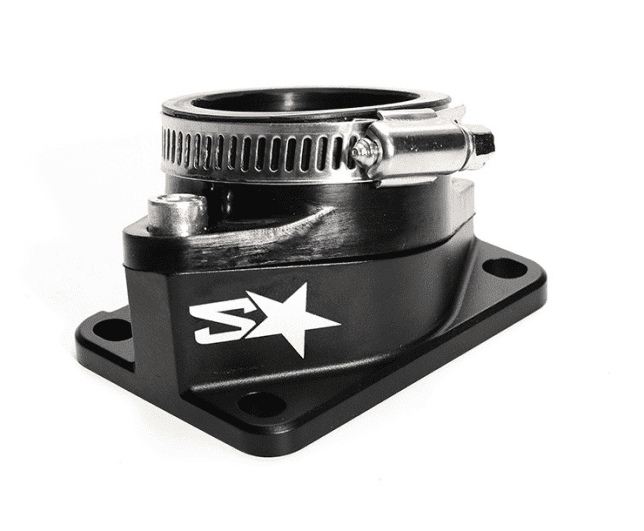 DS-109.51.86 Collettore 2WIN x carburatori type PWK 32-34mm x AM6-Derbi