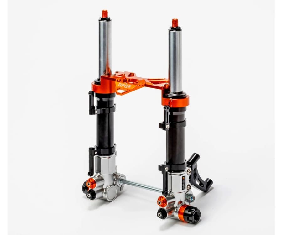 Guida forcella centrale piastra tripla per steli forcella RPG / Yamaha Aerox