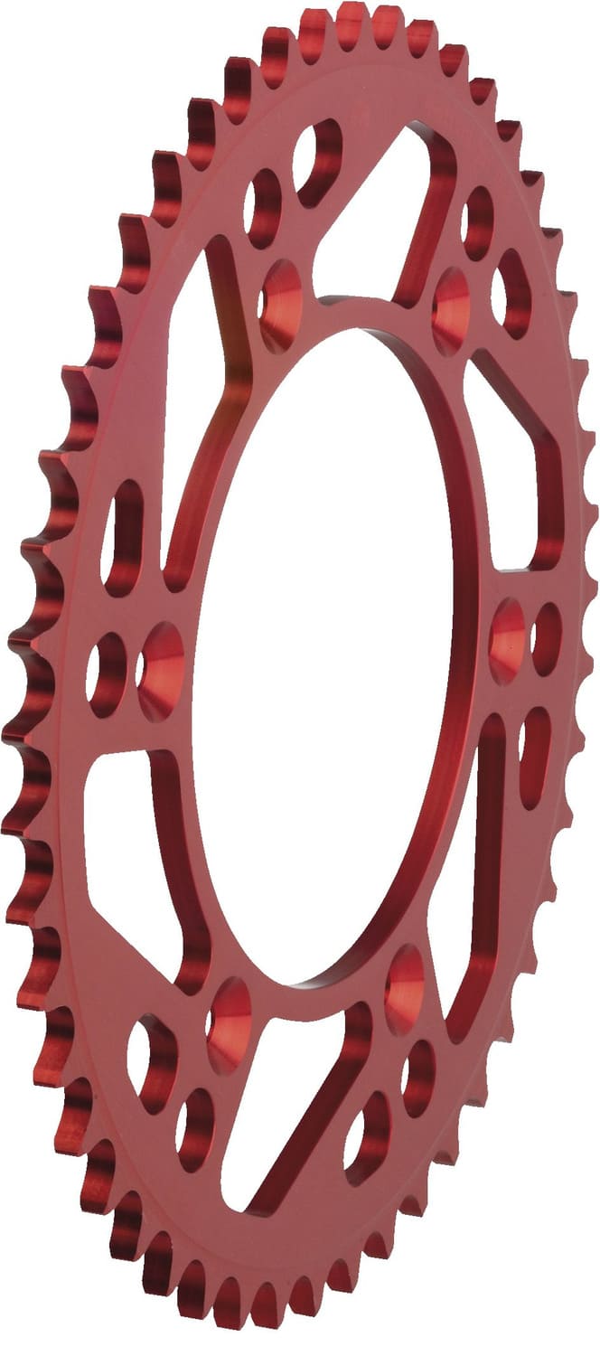MR12111863 Corona Catena alluminio 520 Moose Racing Beta RR 46 denti rosso, COD: MR12111863