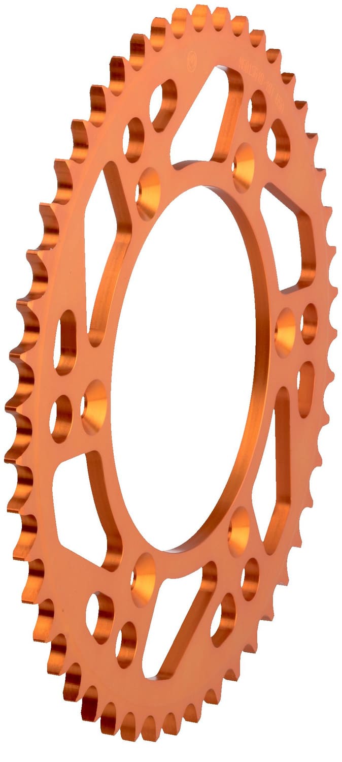 MR12111897 Corona Catena alluminio 428 Moose Racing TC / SX 85 46 denti arancione, COD: MR12111897