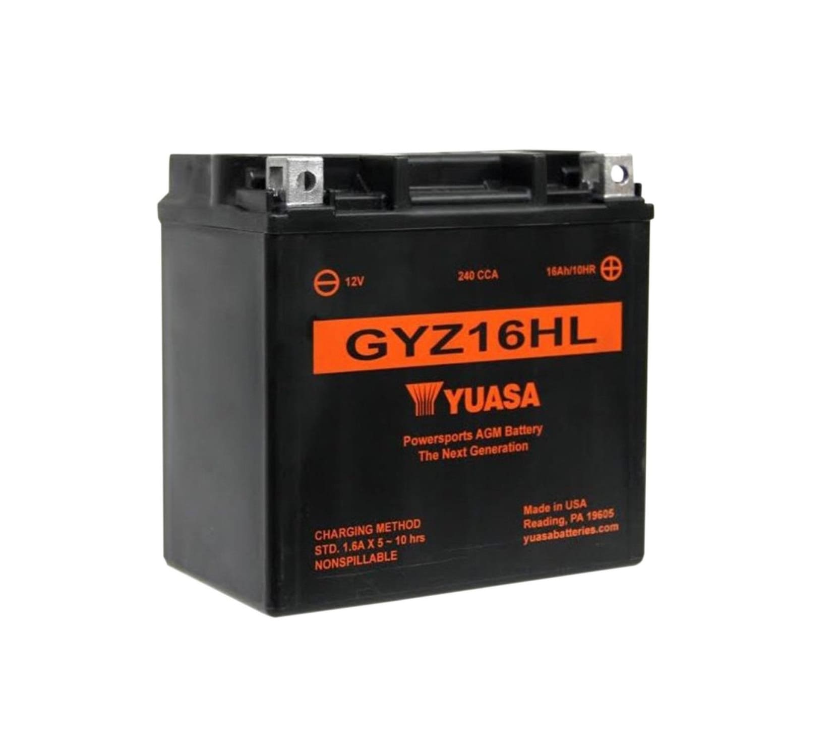 YUA36270 Batteria Yuasa GYZ16HL WET MF Gel senza manutenzione - pronto per l'installazione
