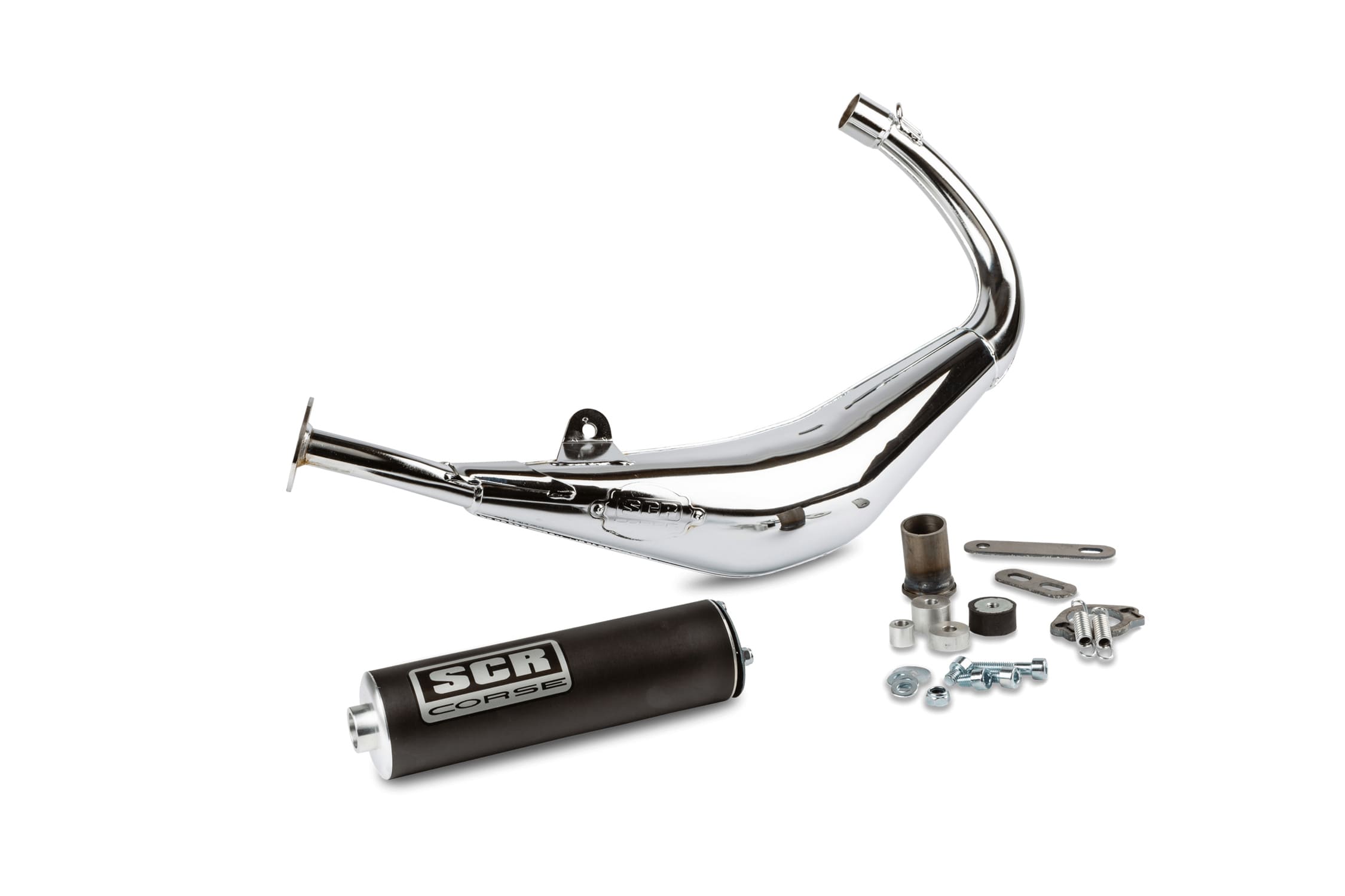 SCR-SM3791 Marmitta SCR SM Cromo 50 Derbi Senda, COD: SCR-SM3791