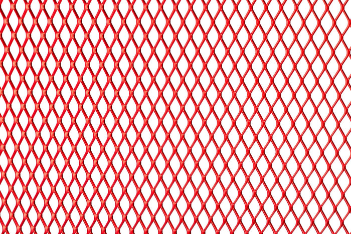 STR-052.74/RE Griglia Racing STR8 strong quality, maglia media, 50x50cm, rosso, COD: STR-052.74/RE