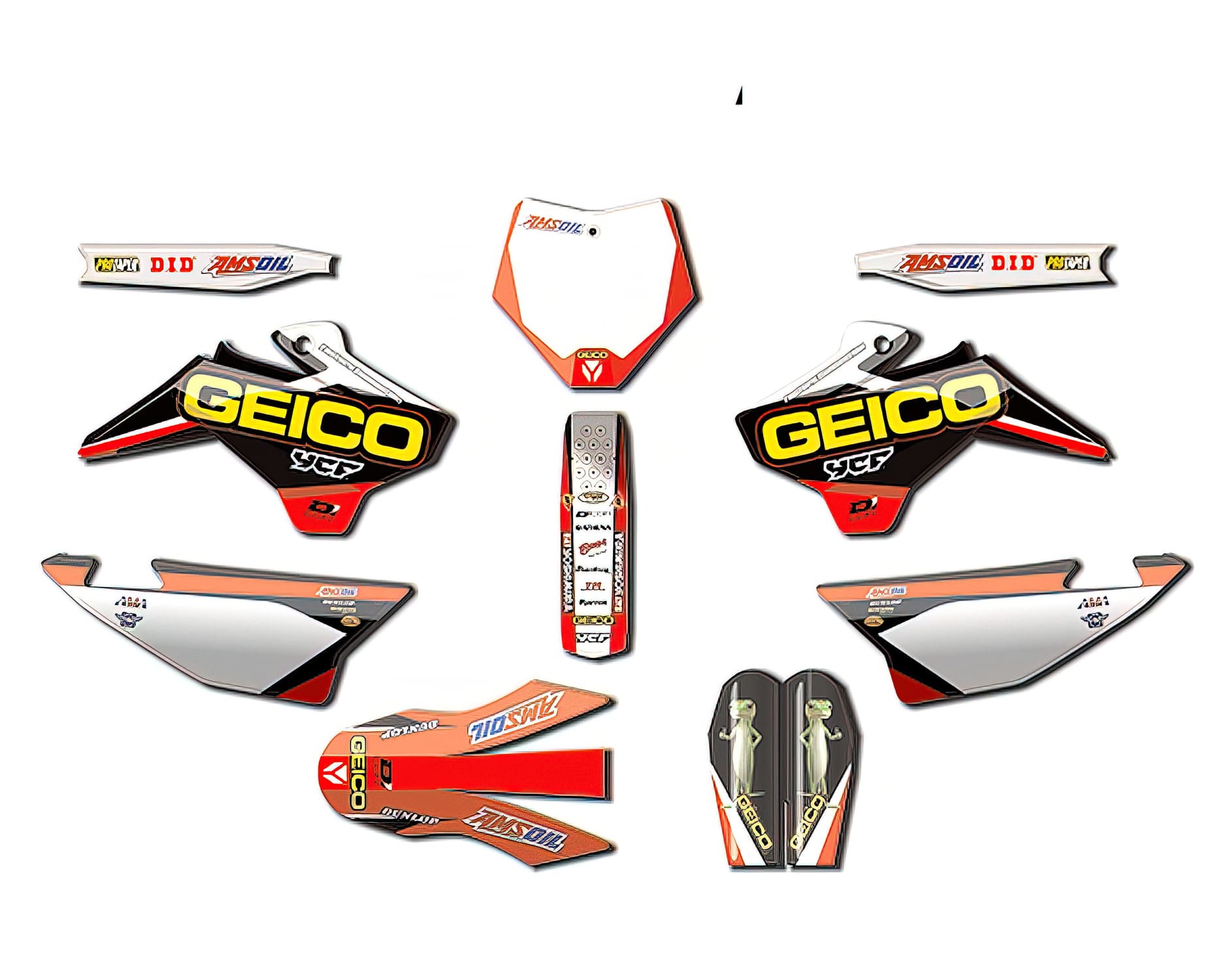 MB20-90-102 Kit Deco Geico D'cor Pit Bike / Dirt Bike