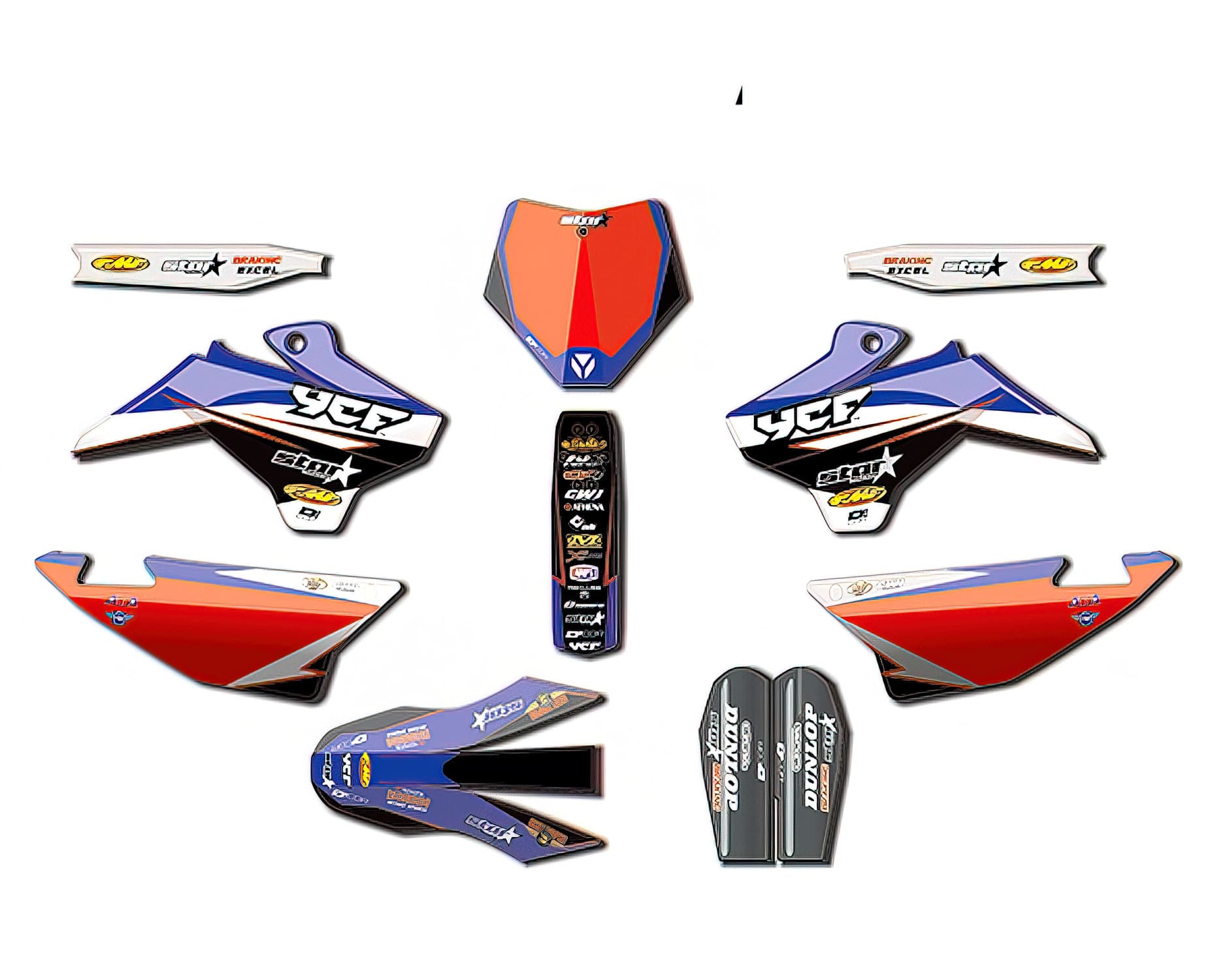 MB20-90-104 Kit Deco Star Racing camouflage D'cor Pit Bike / Dirt Bike