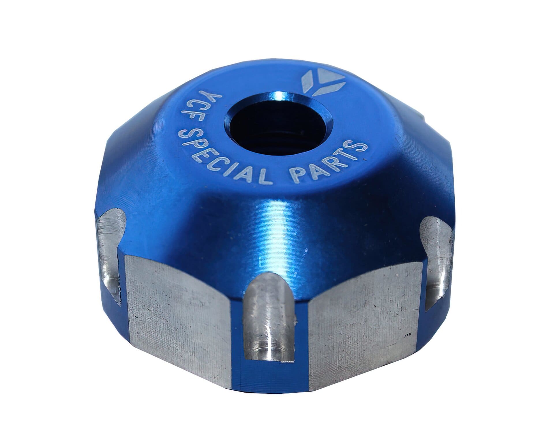 MBECD/BL Dado testa di sterzo YCF Pit Bike / Dirt Bike bleu