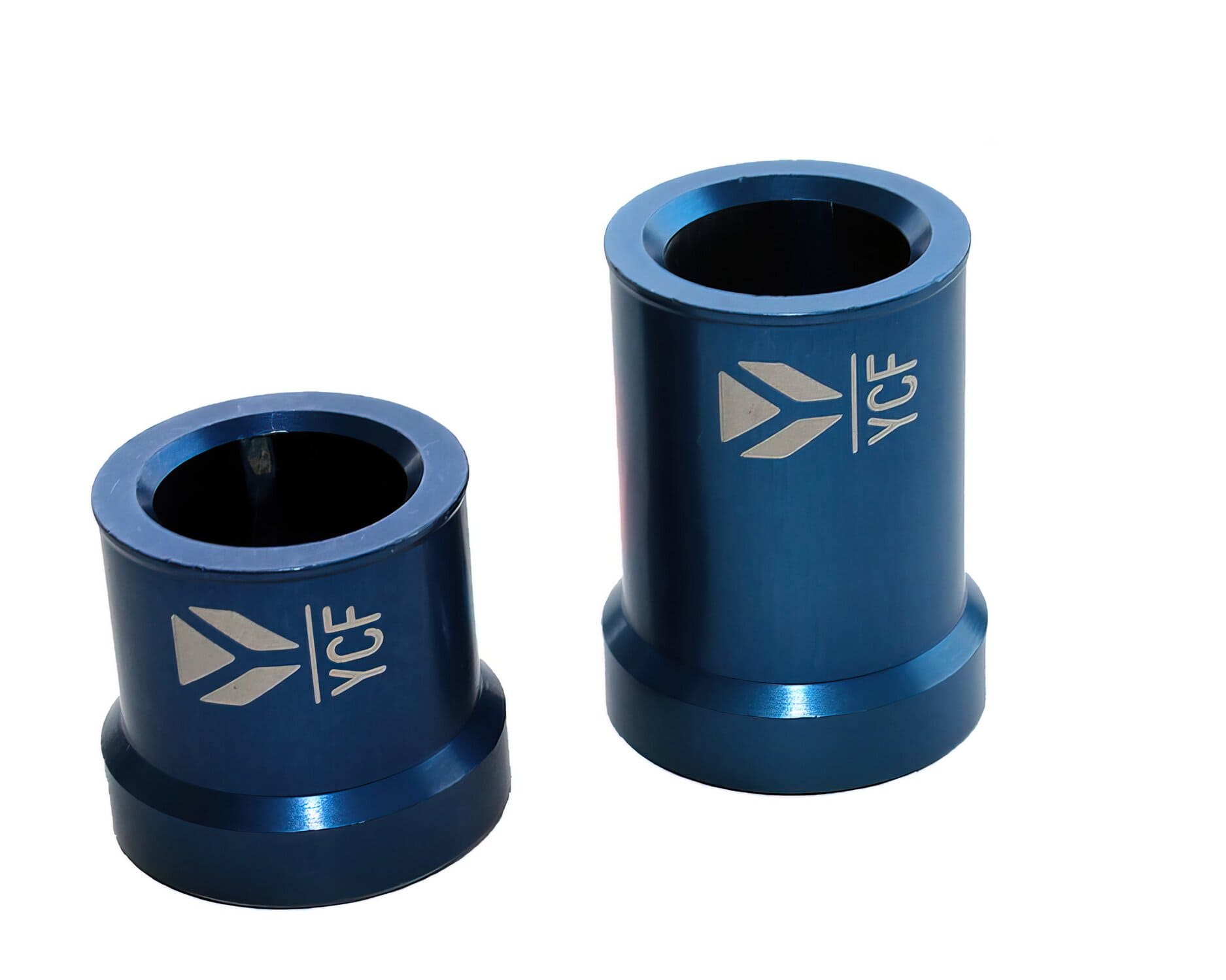 MBERC1AR/BL Boccole x2 ruota posteriore 15x22x38mm et 15x22x29mm CNC Pit Bike YCF blu