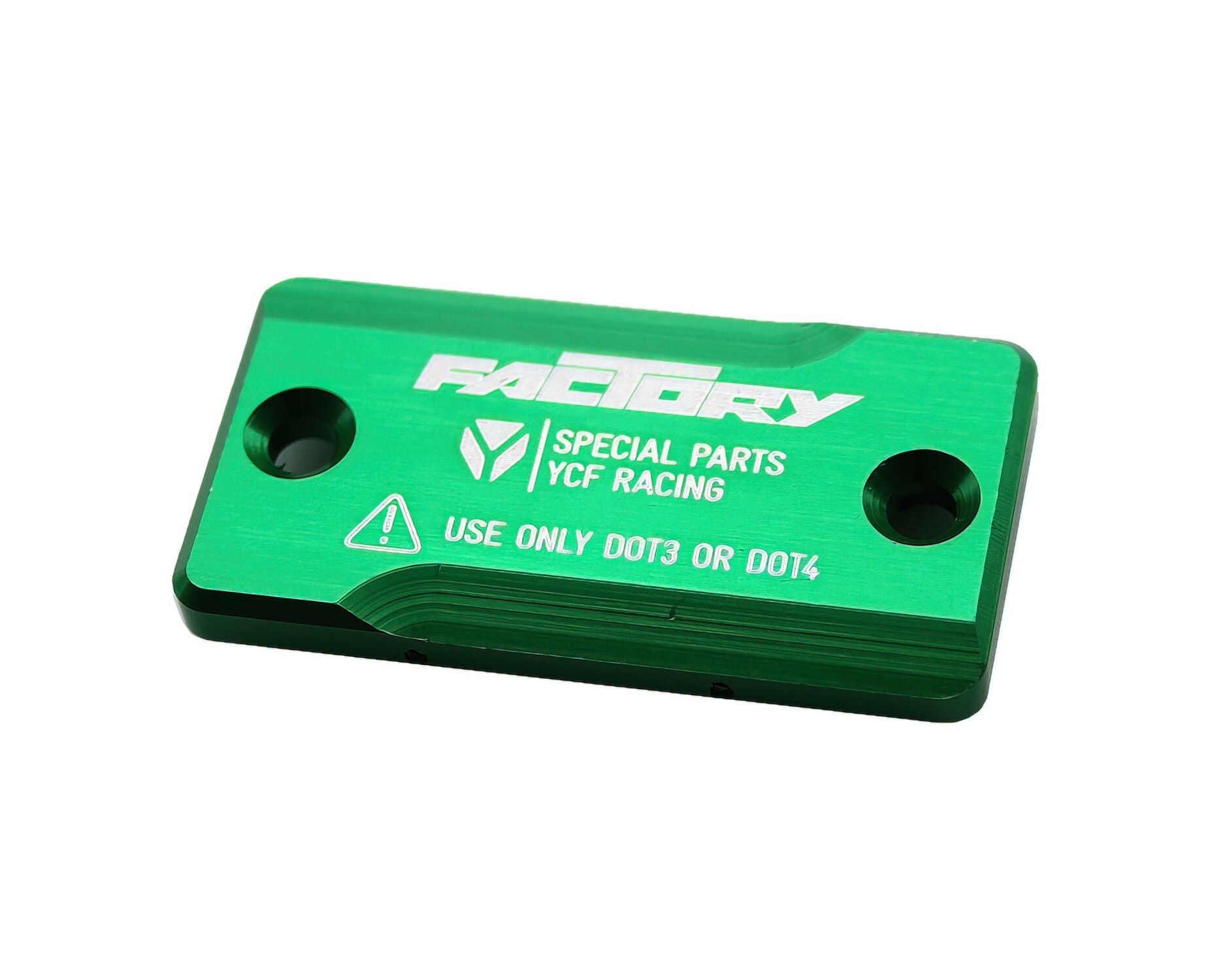 MBFBRC01GR Coperchio Pompa Freno CNC anteriore YCF V2 Pit Bike verde, COD: MBFBRC01GR