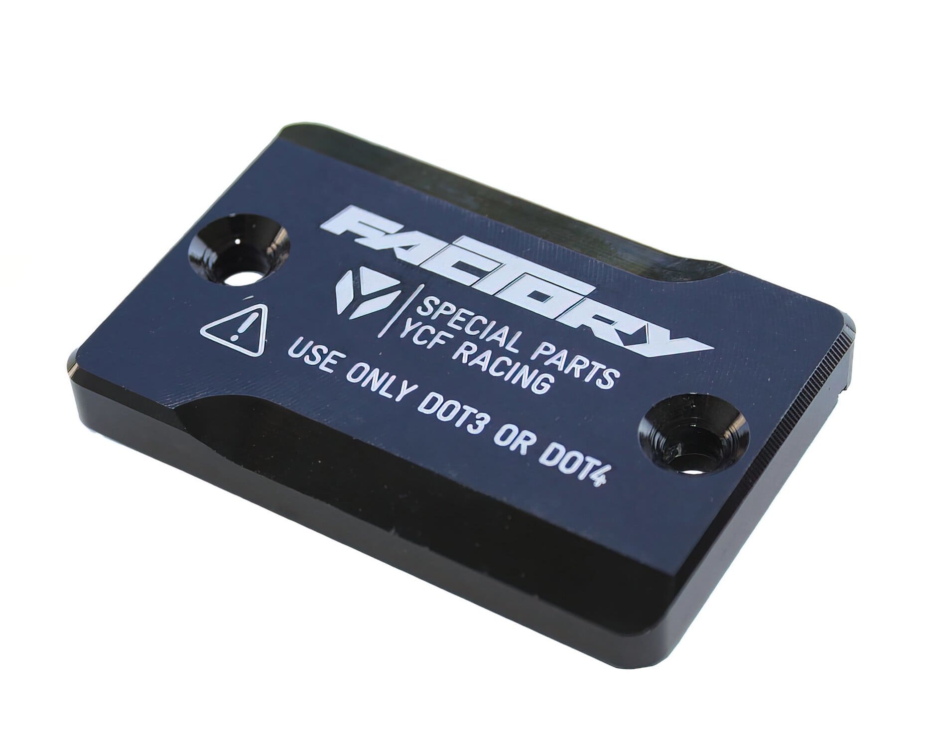 MBFBRC.BK Coperchio Pompa Freno CNC anteriore YCF Pit Bike nero, COD: MBFBRC.BK