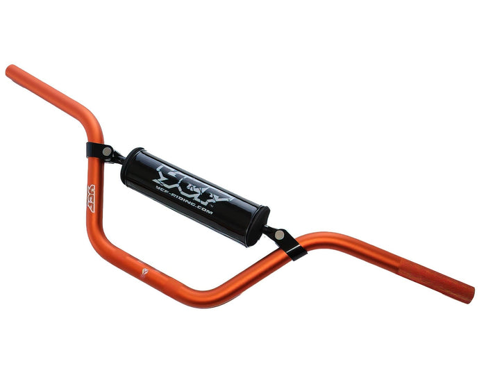 MBGA/OR Manubrio alluminio d.22mm con pad YCF Pit Bike / Dirt Bike arancione