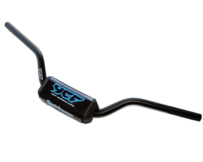 MBGASB/BK Manubrio alluminio Fatbar d.22mm con pad YCF Pit Bike / Dirt Bike nero