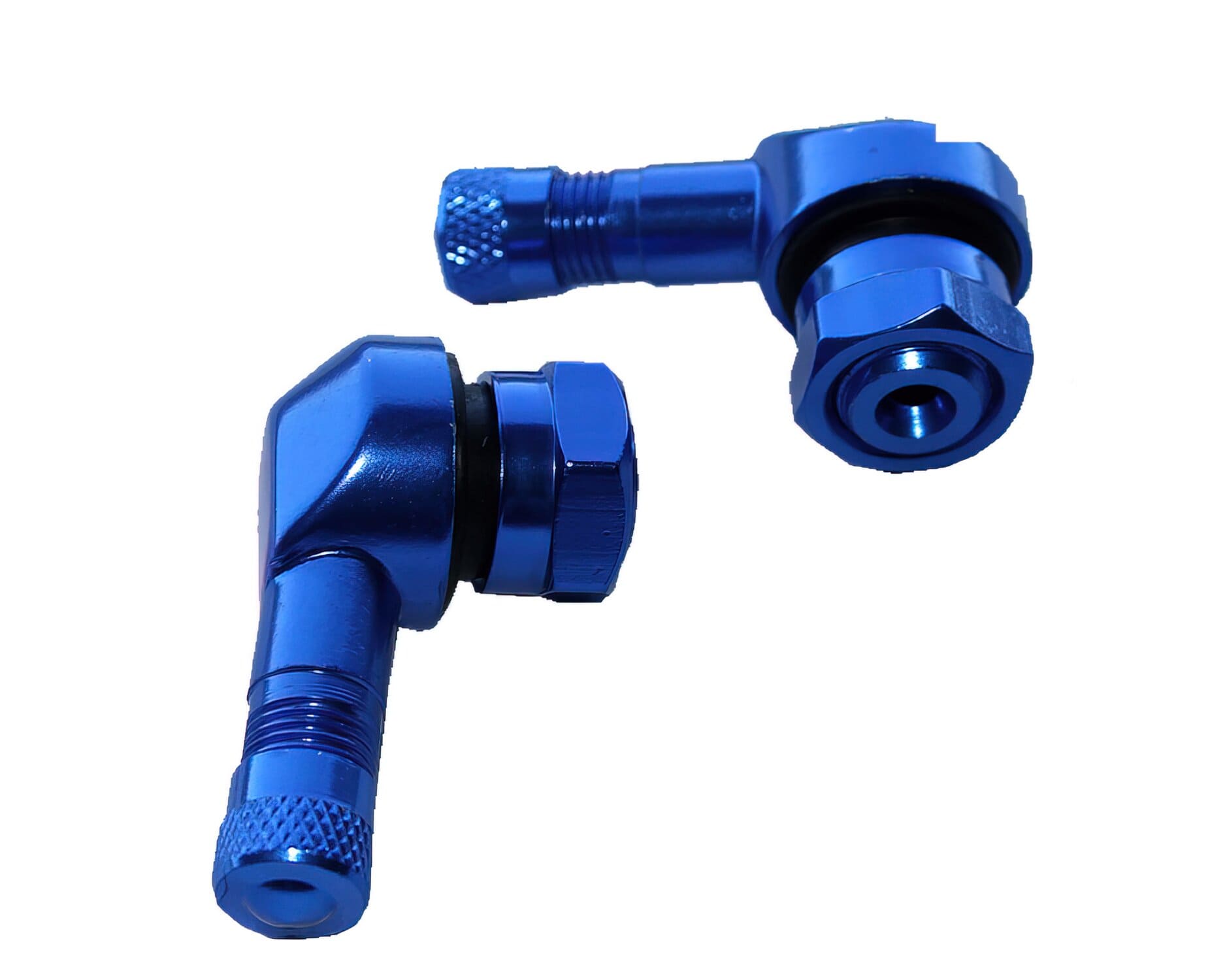 MBITV01/BL Valvole pneumatico tubeless 90° alluminio CNC YCF blu, COD: MBITV01/BL