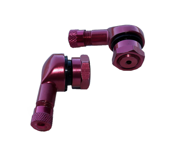 MBITV01/RD Valvole pneumatico tubeless 90° alluminio CNC YCF rosso, COD: MBITV01/RD