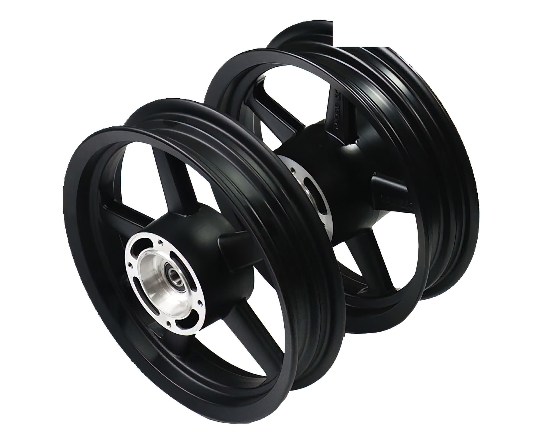 MBKWMOBSTER01/BK Kit Ruote (ant. + post.) alluminio 12 " Supermot Mobster Pit Bike / Dirt Bike