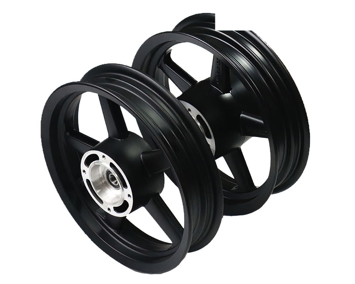 MBKWMOBSTER01/BK Kit Ruote (ant. + post.) alluminio 12 " Supermot Mobster Pit Bike / Dirt Bike