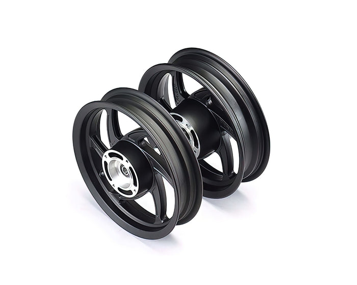 MBKWMOBSTER02/BK Kit Ruote (ant. + post.) alluminio 12 " Supermot Mobster Vortex Pit Bike / Dirt Bike