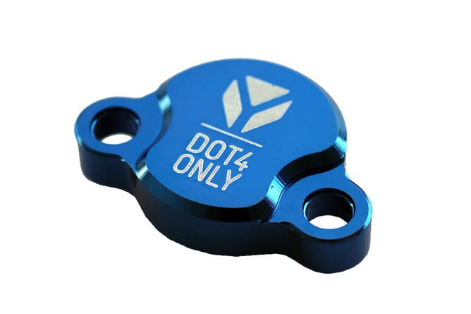 MBRBRC.BL Coperchio Pompa Freno CNC posteriore YCF Pit Bike blu