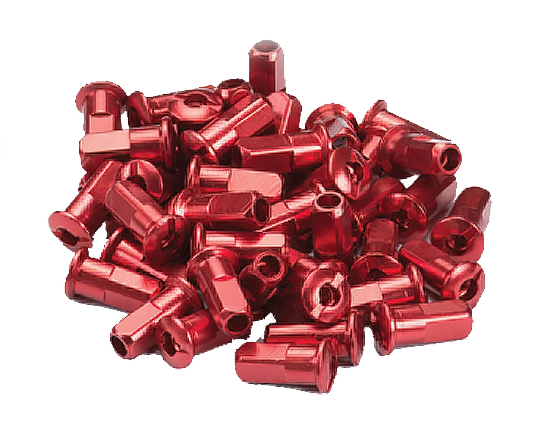 MBSN/RD Spoke Tensioner (x32) Red CNC Aluminum