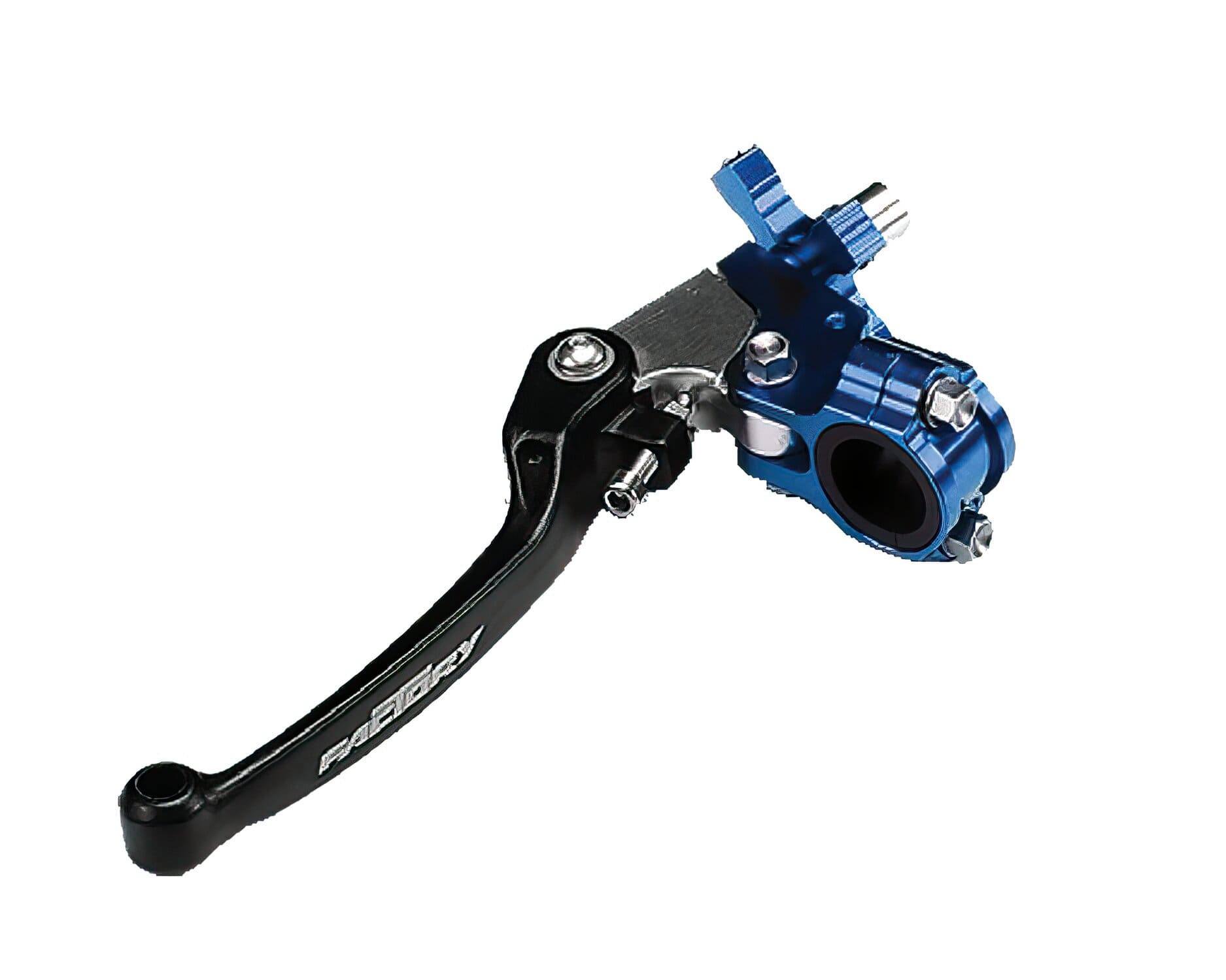 YCF-110-0103-06/BL Leva Frizione con supporto CNC YCF Factory Pit Bike / Dirt Bike blu