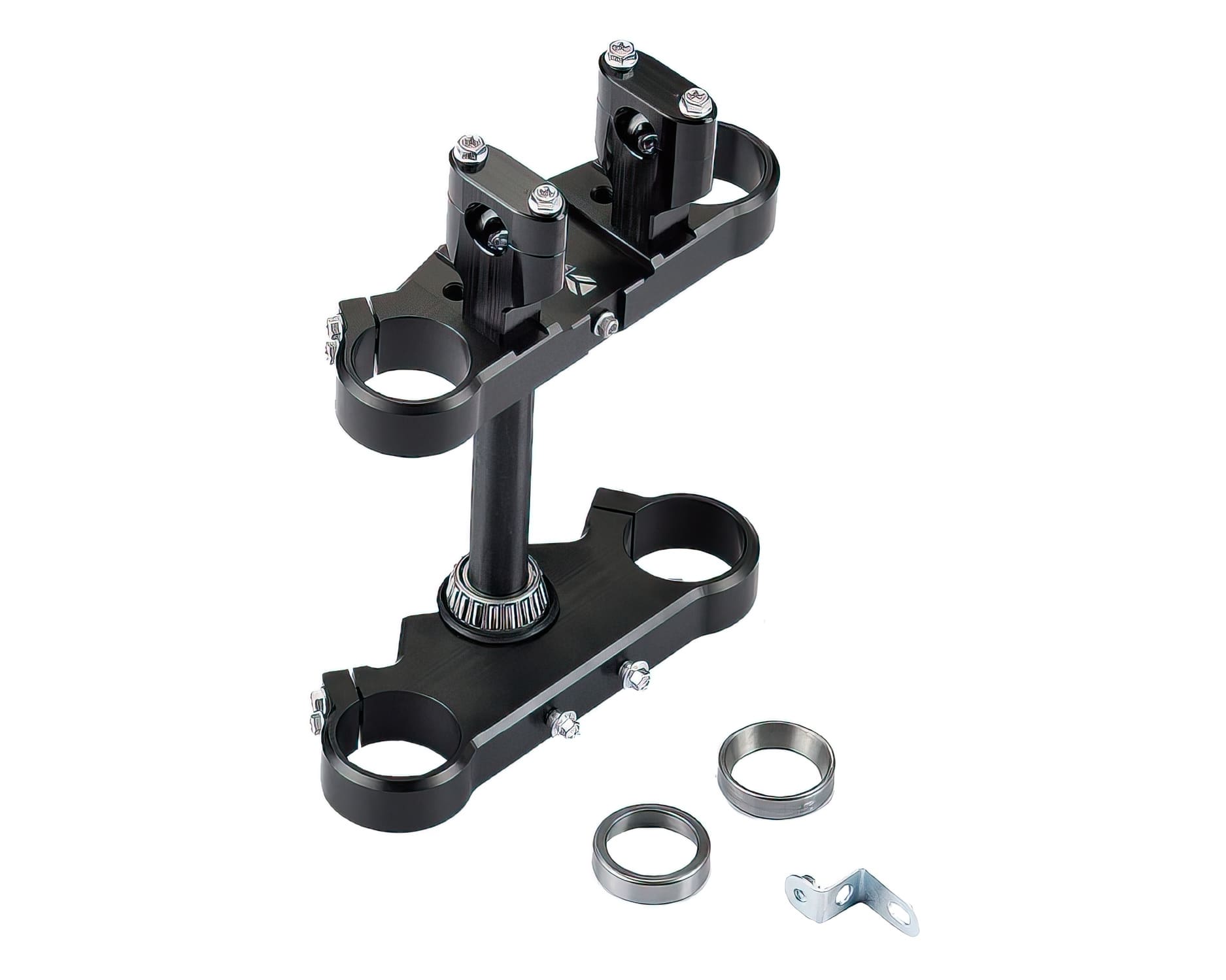 YCF-110-02-053.BK Ponte Forcella 45/48mm con fascette manubrio 1 vite YCF Pit Bike / Dirt Bike nero, COD: YCF-110-02-053.BK