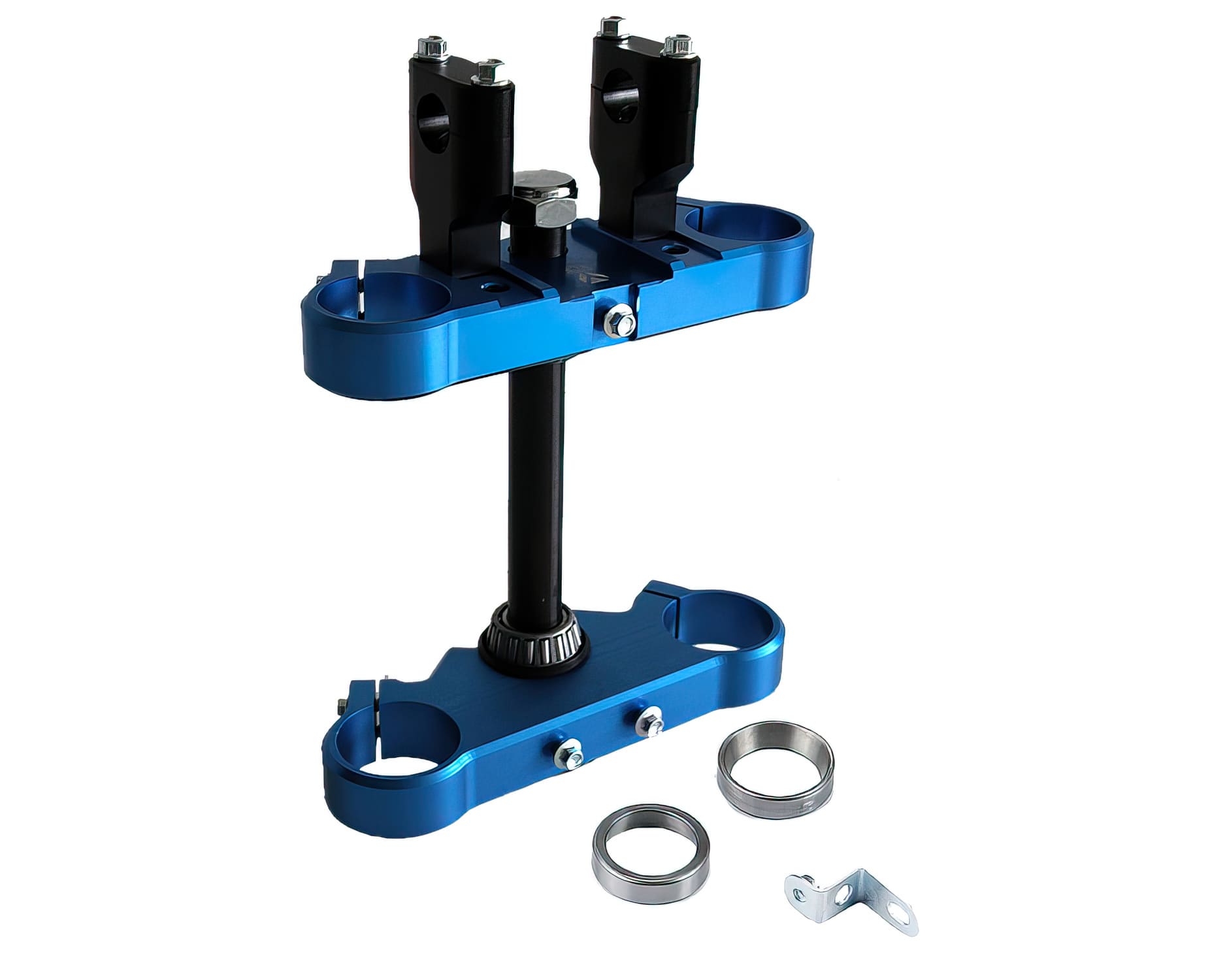 YCF-110-02-053.BL Ponte Forcella 45/48mm con fascette manubrio 1 vite YCF Pit Bike / Dirt Bike blu, COD: YCF-110-02-053.BL