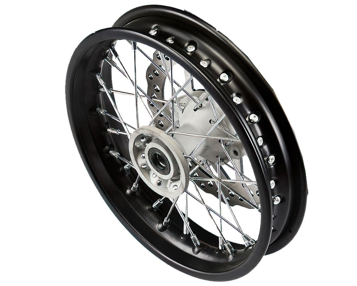 YCF-110-06017 Ruota anteriore 1.85x12" SM con disco YCF Pit Bike / Dirt Bike, COD: YCF-110-06017