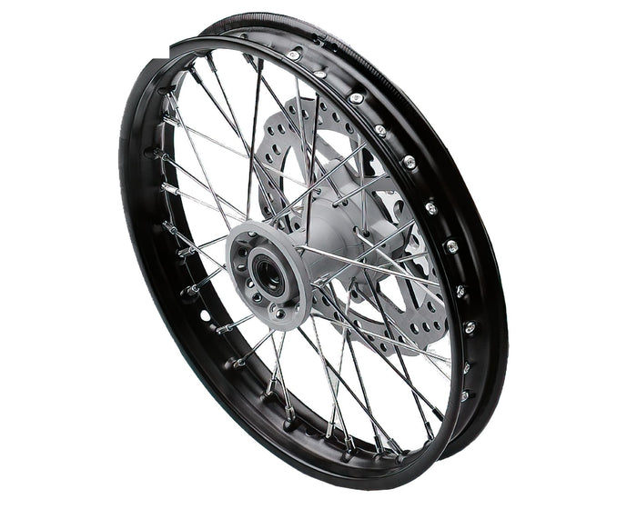 YCF-110-0601-84 Ruota anteriore alluminio 1.6x17" - mozzo fuso con disco Pit Bike YCF Bigy, COD: YCF-110-0601-84