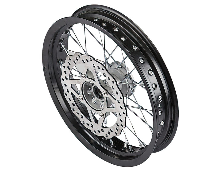 YCF-110-0601-93 Ruota anteriore alluminio 2.15x14" con disco Pit Bike YCF Bigy SM, COD: YCF-110-0601-93