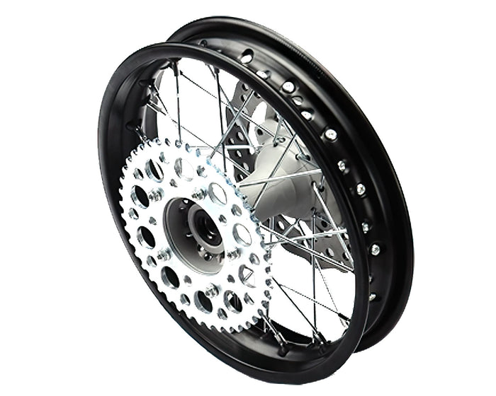 YCF-110-1101-2D Ruota post. 12" con disco + corona 5 fori YCF Pit Bike / Dirt Bike, COD: YCF-110-1101-2D