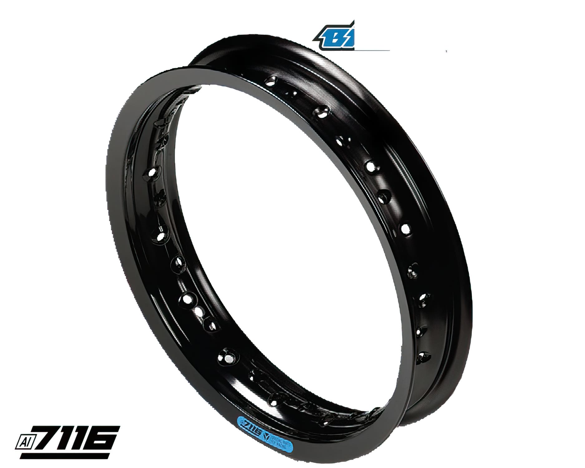 YCF-110-1107-61/BK Cerchione alluminio 14x1,85 nero Pit Bike / Dirt Bike, COD: YCF-110-1107-61/BK