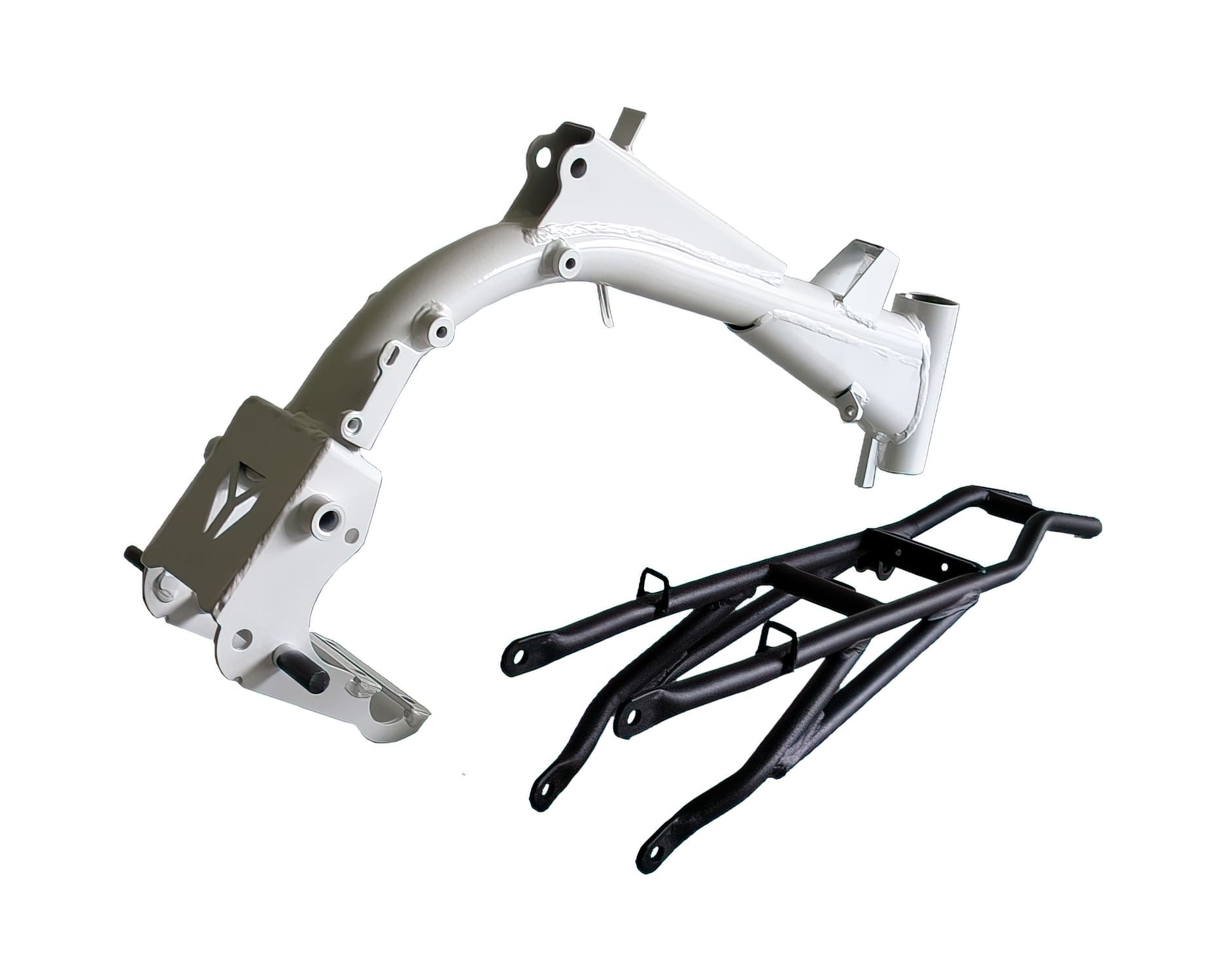 YCF-110-161-0401/WH Telaio completo bianco per braccio osc. bras cantilever Pit Bike YCF Lite, COD: YCF-110-161-0401/WH