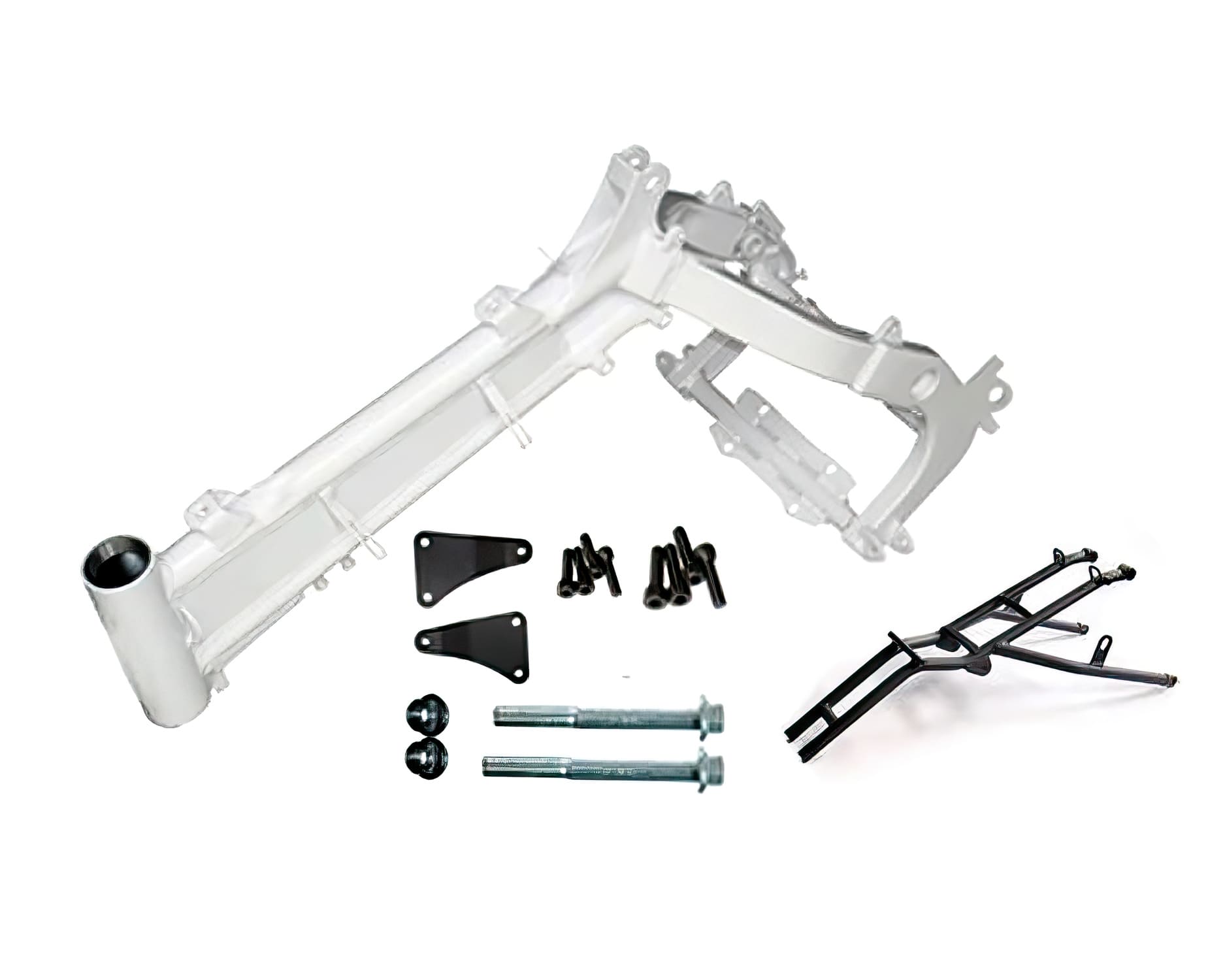 YCF-110-1621-03/WH Telaio completo bianco Pit Bike YCF Pilot F150 / SM F150 2018, COD: YCF-110-1621-03/WH