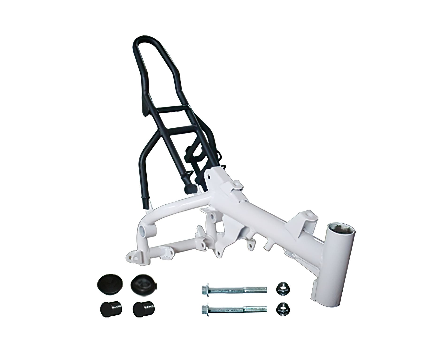 YCF-50-1621-01/WH Telaio completo bianco per braccio osc. mono Pit Bike YCF 50cc avant 2020