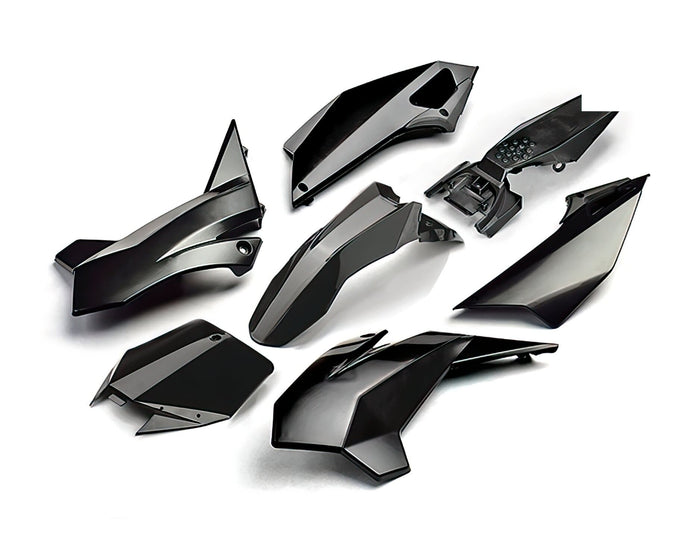 YCF-KPYCF-03/BK Kit plastiche nero Pit Bike YCF Pilot dopo 2018 / Factory SP dopo 2017, COD: YCF-KPYCF-03/BK