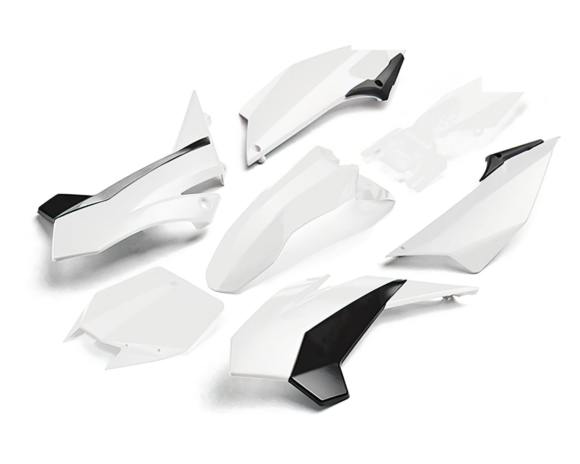 YCF-KPYCF-03/WH Kit plastiche bianco Pit Bike YCF Pilot dopo 2018 / Factory SP dopo 2017, COD: YCF-KPYCF-03/WH