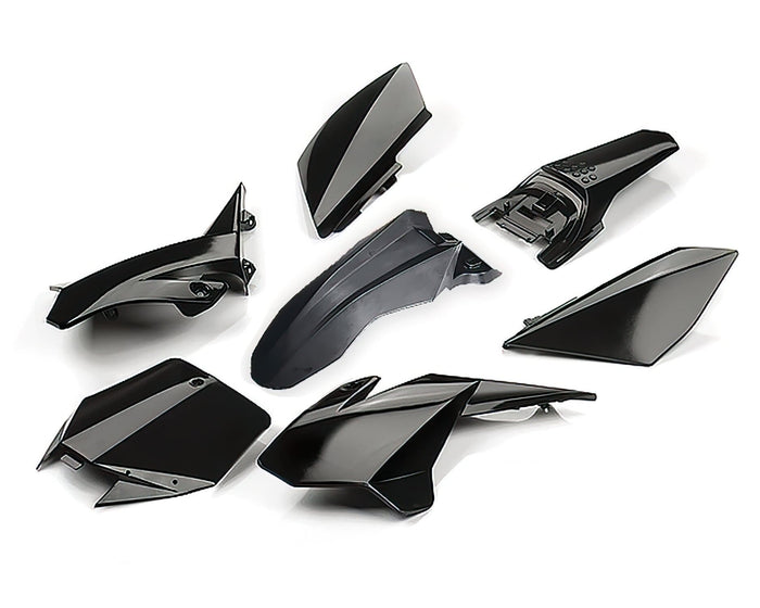 YCF-KPYCF-05/BK Kit plastiche nero Pit Bike YCF Lite 88 fino 2020, COD: YCF-KPYCF-05/BK