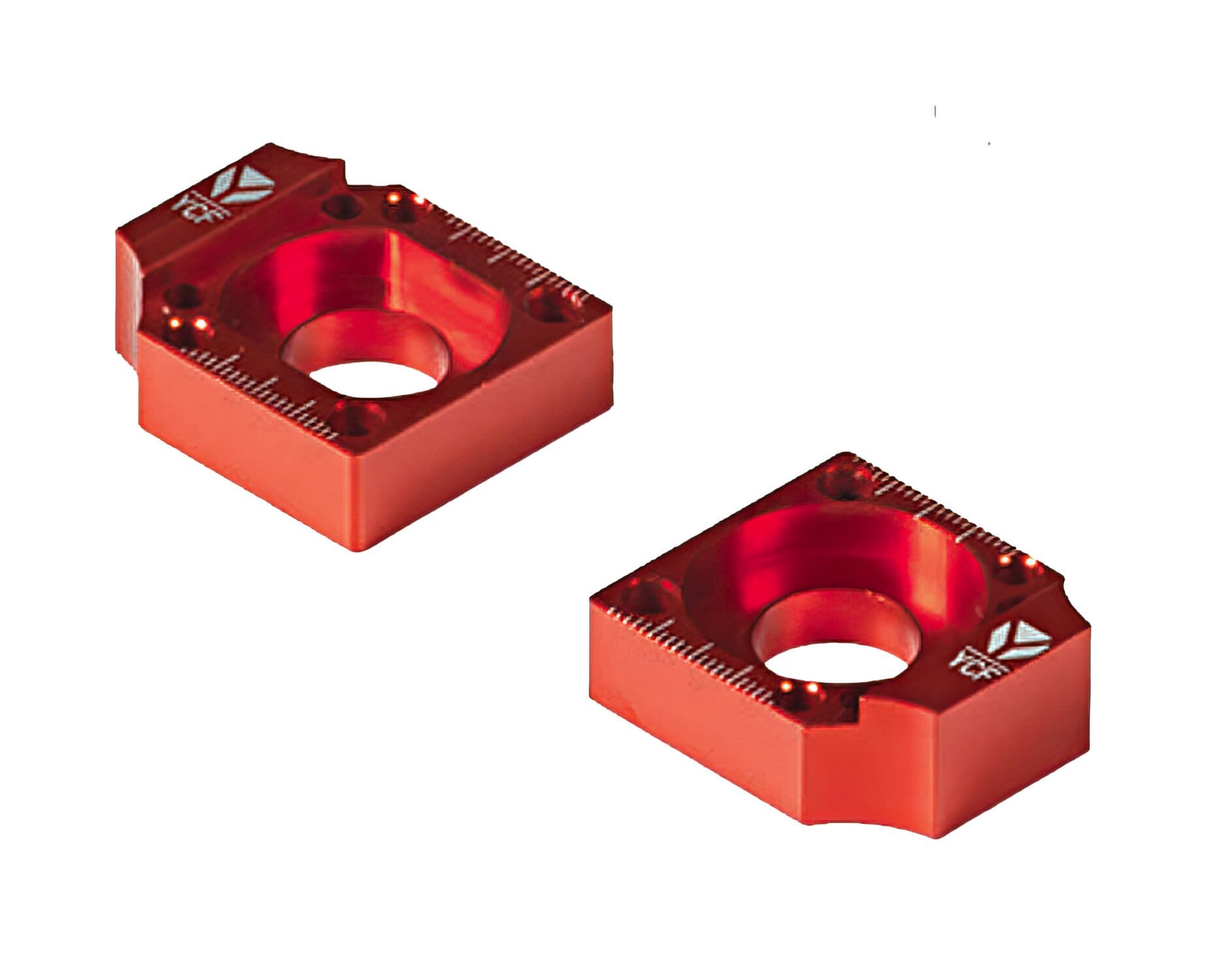 YCF-TC07/OR Tendicatena alluminio CNC braccio acciaio d.15mm arancione YCF Pit Bike