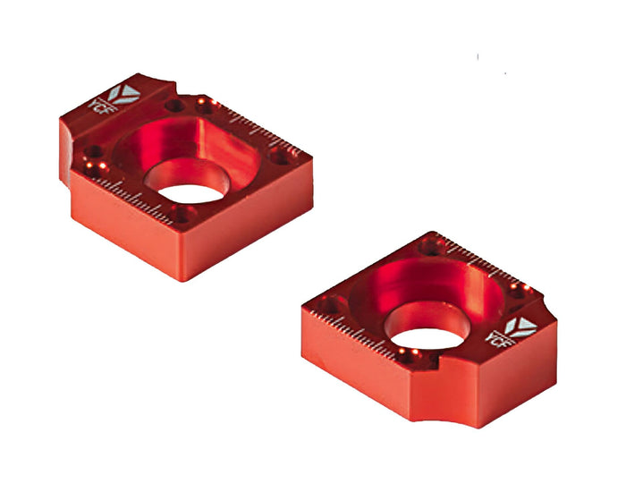 YCF-TC07/OR Tendicatena alluminio CNC braccio acciaio d.15mm arancione YCF Pit Bike