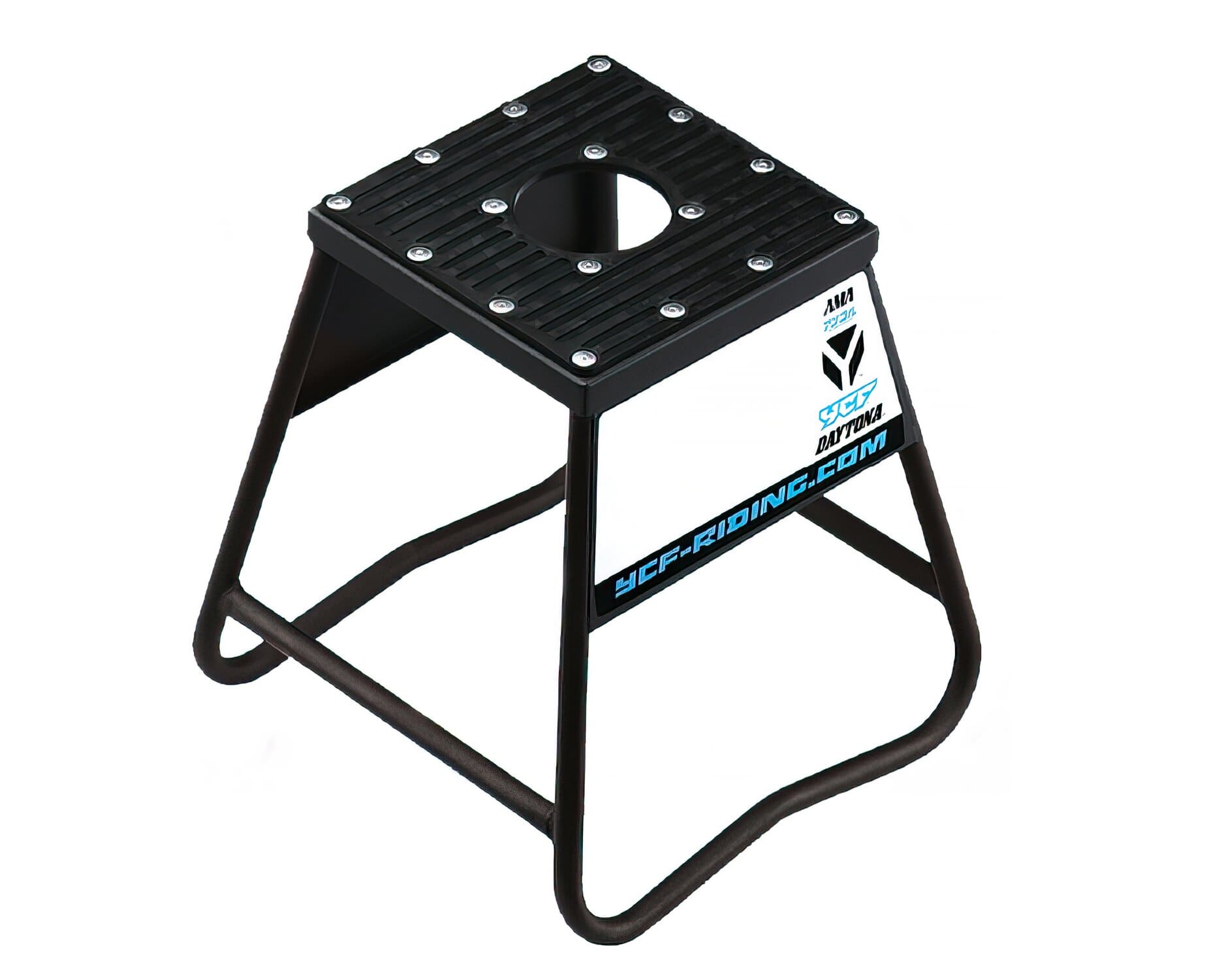 YCF-TREPIED01/BK Cavalletto moto acciaio h.40cm YCF nero, COD: YCF-TREPIED01/BK