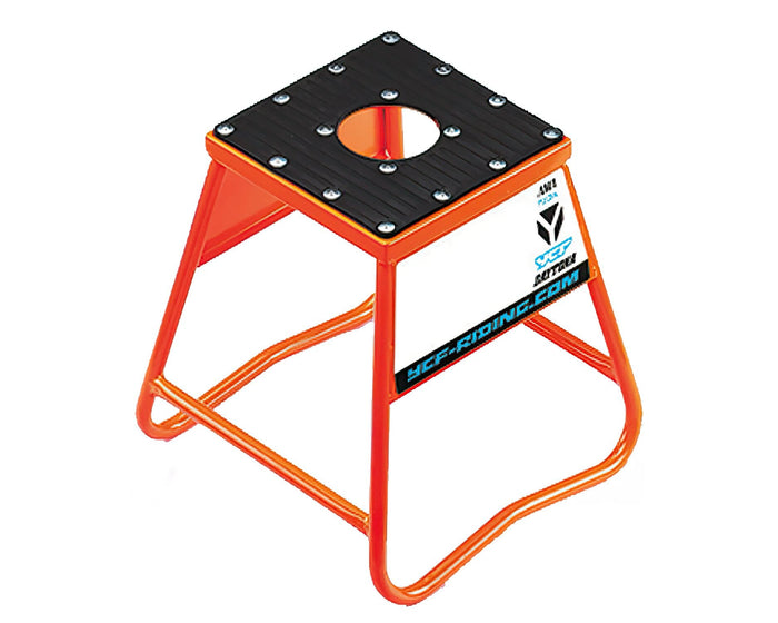 YCF-TREPIED01/OR Cavalletto moto acciaio h.40cm YCF arancione, COD: YCF-TREPIED01/OR