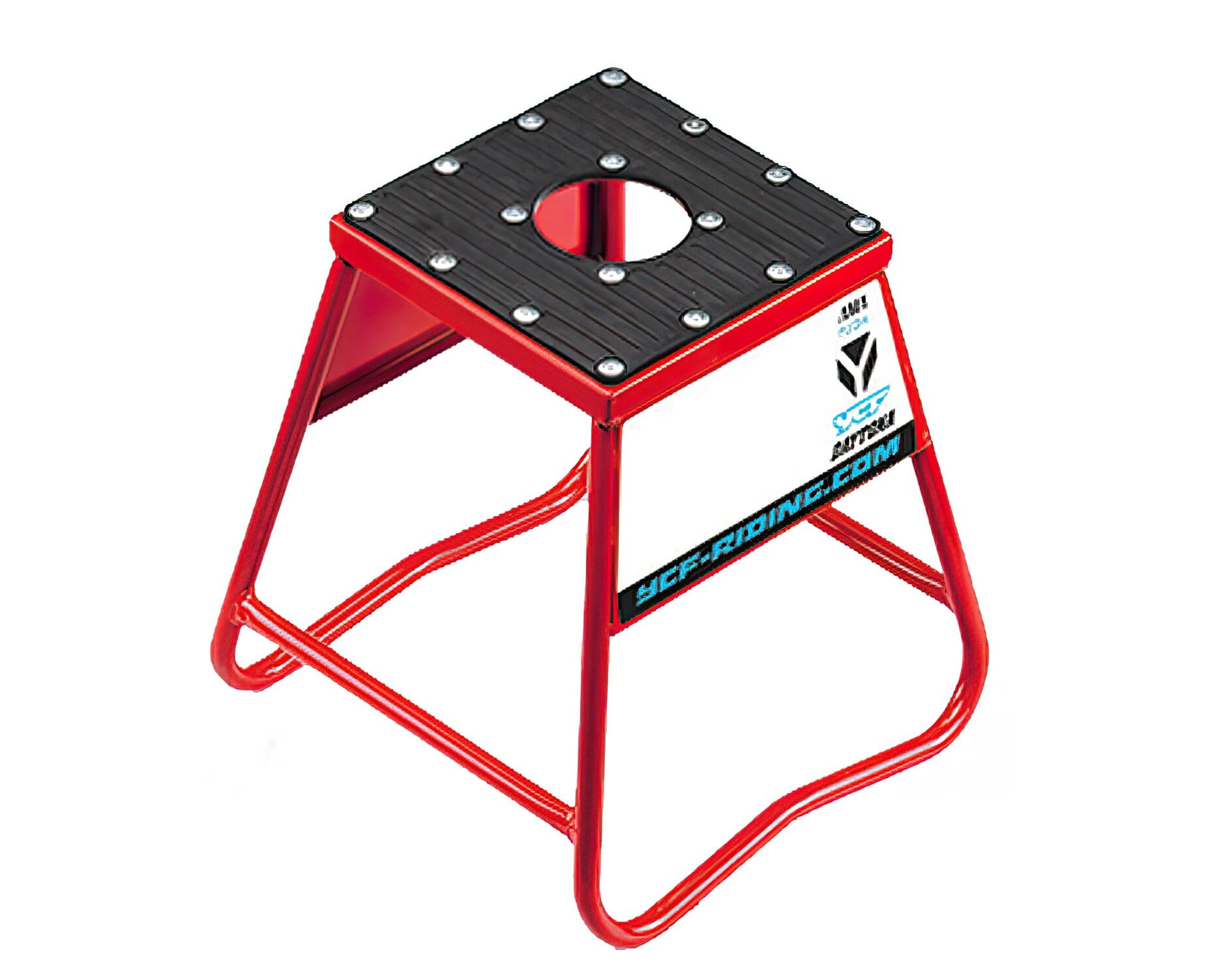 YCF-TREPIED01/RD Cavalletto moto acciaio h.40cm YCF rosso, COD: YCF-TREPIED01/RD