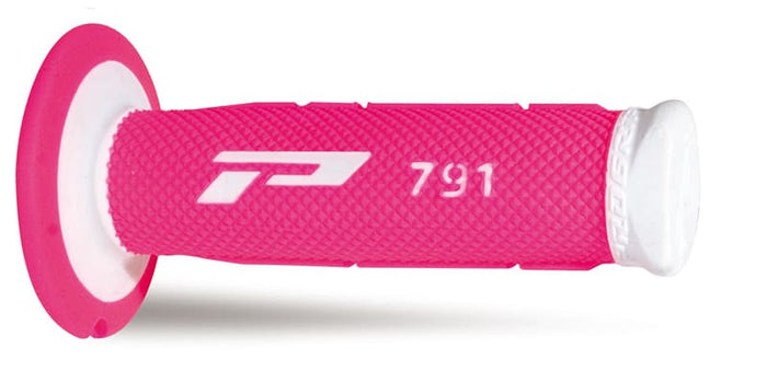 PG791-243 Manopole ProGrip 791 duo density 115mm bianco / pink