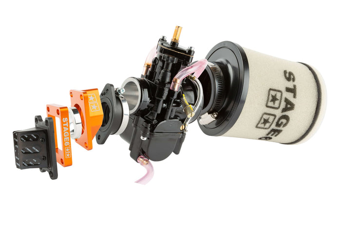 MS-PKMS6-3318802OR/1 Kit Aspirazione High Flow PWK 28mm arancio AM6 / Derbi