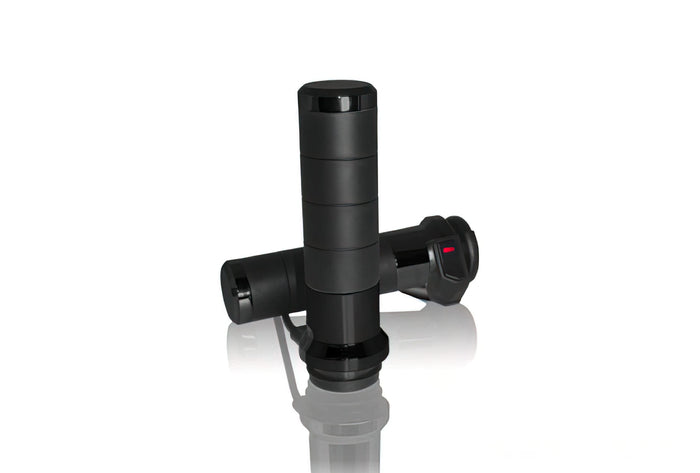 KO-AX065KI0 Manopole riscaldabili Koso Titan 7/8" + 1" L=120mm nero con interruttore integrato, COD: KO-AX065KI0