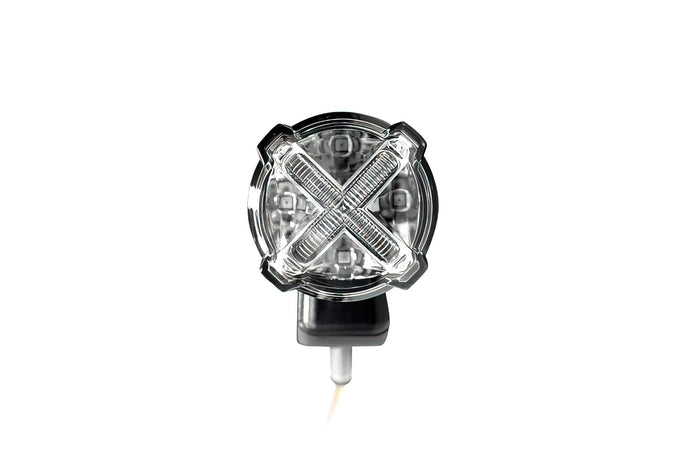 KO-HB036101 Fanalino LED con luce freno Koso GT-02S trasparente omologato CE