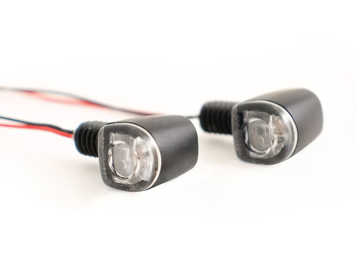 KO-HE041100 Frecce LED con fanalino Koso Nano nero omologato CE
