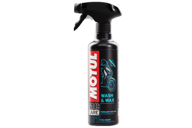 OMOT102996 Detergente a secco Moto / Scooter Motul E1 Wash & Wax 400 ml - Billaricambi SRLS