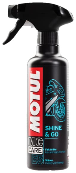 OMOT103000 Detergente plastica Moto / Scooter Motul E5 Shine & Go 400ml, COD: OMOT103000
