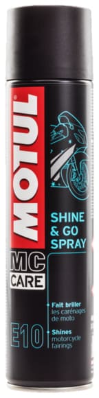 OMOT103175 Detergente plastica Moto / Scooter Motul E10 Shine & Go Spray 400ml, COD: OMOT103175
